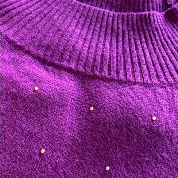 A/X Armani Exchange sweater w/gold ball studding - Picture 8 of 11